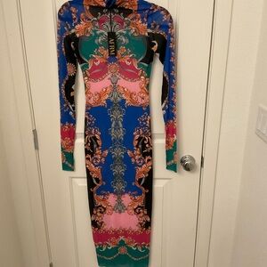 AFRM Multicolor Long Sleeve Dress